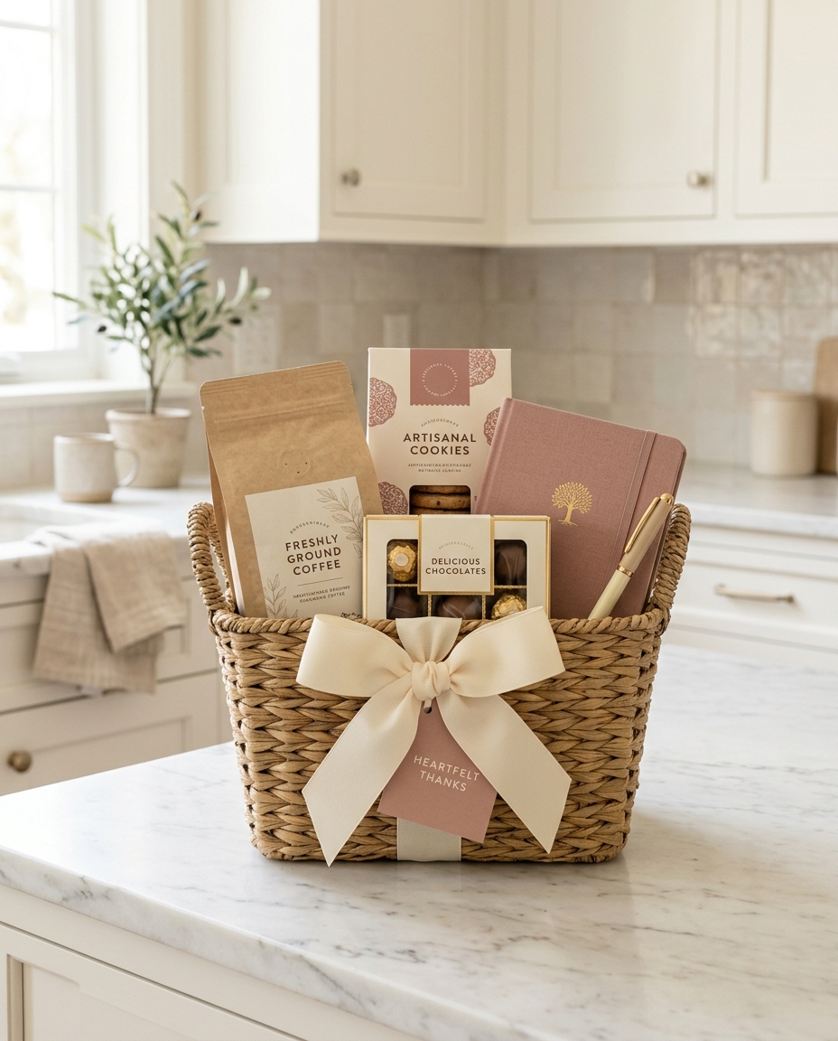 Coffee & A Fresh Page — gift basket by Brenda's Gift Baskets